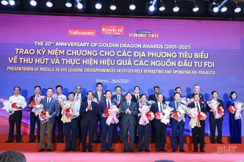 Hà Tĩnh được vinh danh về thu hút và thực hiện hiệu quả nguồn đầu tư FDI