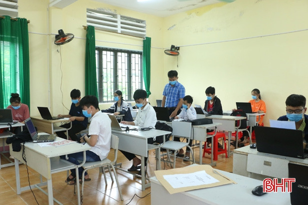 Vũ Quang hoàn thành hội thi Tin học trẻ cấp huyện năm 2021