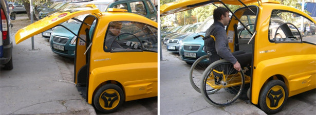 Kenguru - ôtô điện cho người đi xe lăn đầu tiên trên thế giới