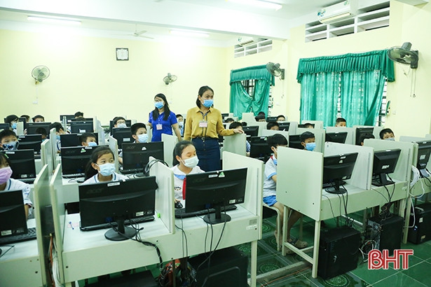 TP Hà Tĩnh, huyện Nghi Xuân hoàn thành hội thi Tin học trẻ năm 2021
