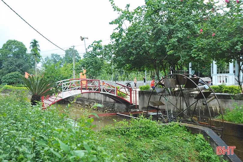 Vẻ đẹp bình yên của khu dân cư mẫu nơi biên giới Hà Tĩnh