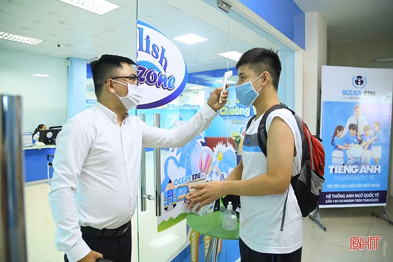 Các cơ sở dịch vụ giáo dục ở Hà Tĩnh đón học sinh trở lại trên tinh thần tự nguyện, đảm bảo phòng dịch