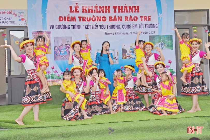 Khánh thành điểm trường mầm non ở bản Rào Tre