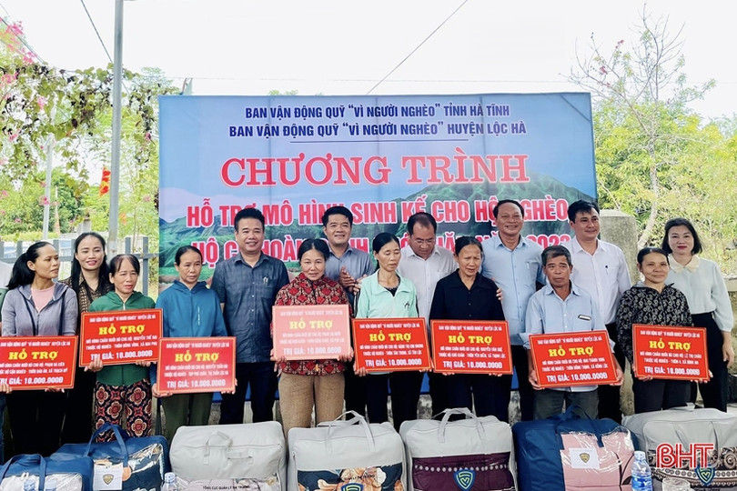 Hà Tĩnh hỗ trợ 100 mô hình phát triển sản xuất cho người nghèo