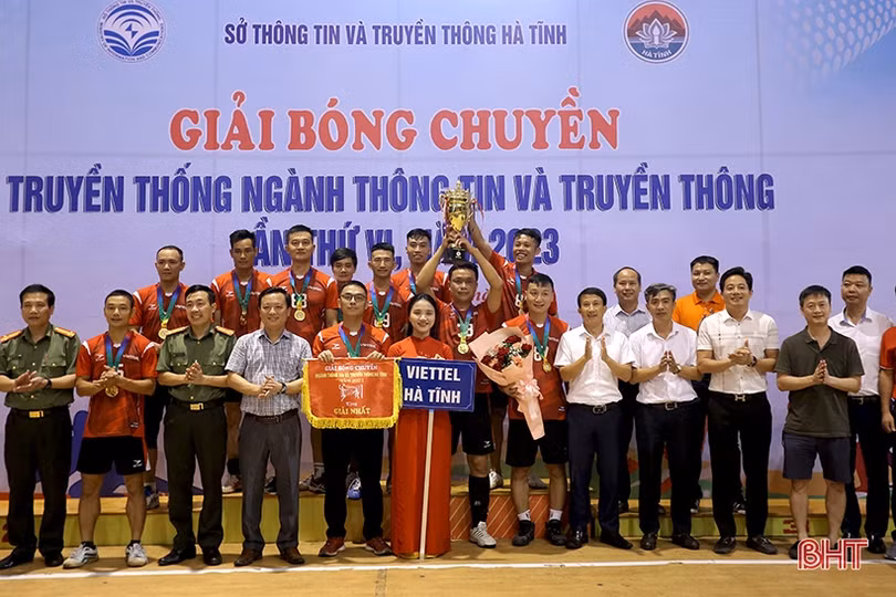 Viettel Hà Tĩnh vô địch Giải Bóng chuyền ngành Thông tin và Truyền thông