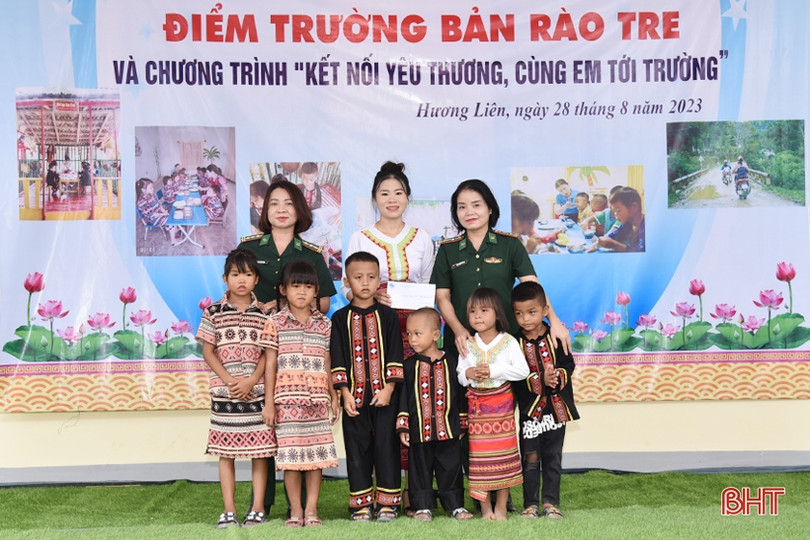 Khánh thành điểm trường mầm non ở bản Rào Tre