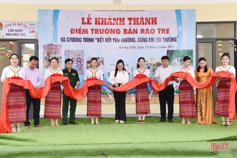 Khánh thành điểm trường mầm non ở bản Rào Tre