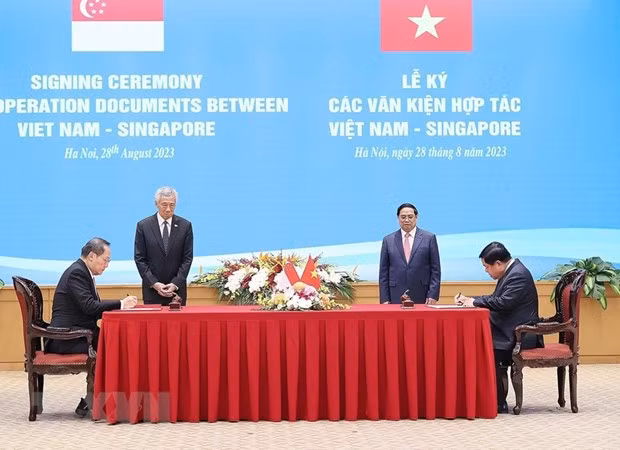 Việt Nam-Singapore nhất trí thúc đẩy Đối tác Kinh tế Xanh - Kinh tế Số