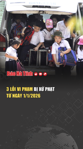 3 lỗi vi phạm giao thông bị xử phạt từ ngày 1/1/2026 