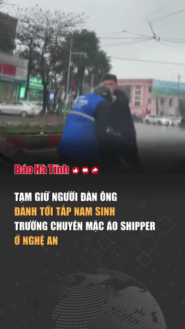 Tạm giữ người đàn ông đánh tới tấp nam sinh ở Nghệ An