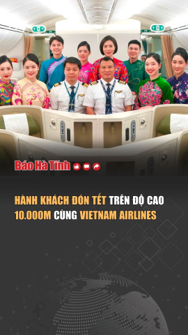 Đón Tết trên độ cao 10.000m cùng Vietnam Airlines