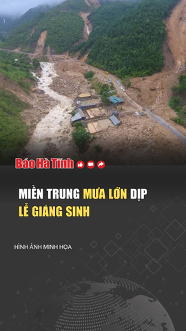 Miền Trung mưa lớn dịp lễ Giáng sinh