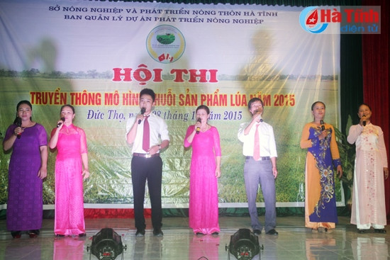 Hội thi tuyên truyền về mô hình chuỗi sản phẩm lúa ảnh 3