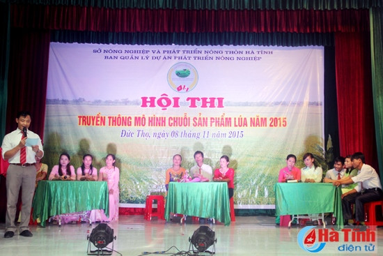 Hội thi tuyên truyền về mô hình chuỗi sản phẩm lúa ảnh 4