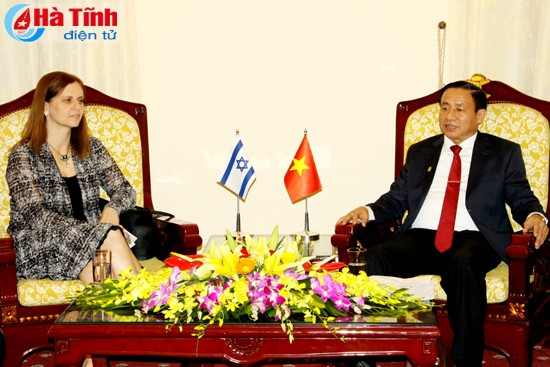 Israel sẵn sàng chia sẻ kinh nghiệm trên các lĩnh vực với Hà Tĩnh ảnh 1