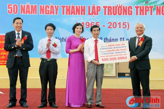 Trường THPT Nguyễn Du, THPT Hồng Lĩnh kỷ niệm ngày thành lập ảnh 7