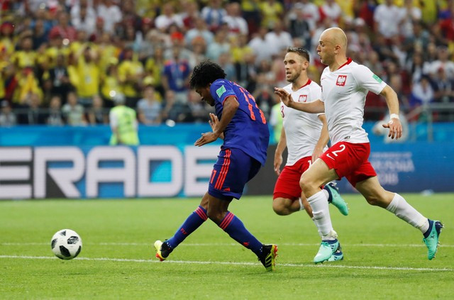 Ba Lan 0-3 Colombia: Colombia thắp lại hy vọng vào vòng 1/8