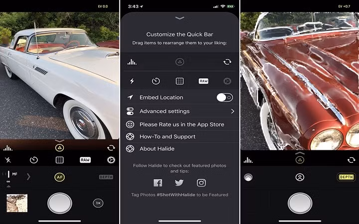 Ứng dụng chụp ảnh đẹp cho iPhone