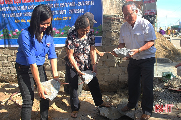 70 triệu xây nhà tình nghĩa cho cựu thanh niên xung phong