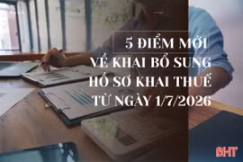 [Motion graphic] 5 điểm mới về khai bổ sung hồ sơ khai thuế từ ngày 1/7/2026