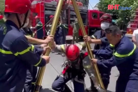 Hai công nhân mắc kẹt, tử vong dưới cống nước sâu 8m