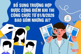 [Motion graphic] Bổ sung trường hợp được cộng điểm khi thi công chức từ 1/8/2026 bao gồm những ai?