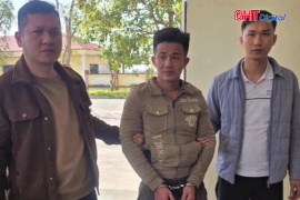 Tên cướp nguy hiểm, manh động ở Hà Tĩnh bị bắt giữ