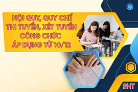 [Motion Graphics] Nội quy, quy chế thi tuyển, xét tuyển công chức áp dụng từ 10/12