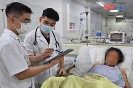 Người phụ nữ bị sét đánh chảy máu não