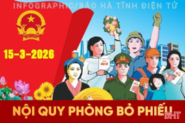 [Infographic] Những quy định nào áp dụng tại phòng bỏ phiếu bầu cử?