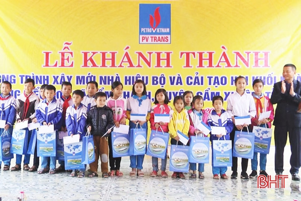 Tổng Công ty Vận tải dầu khí tài trợ công trình trường học trị giá 4,5 tỷ đồng