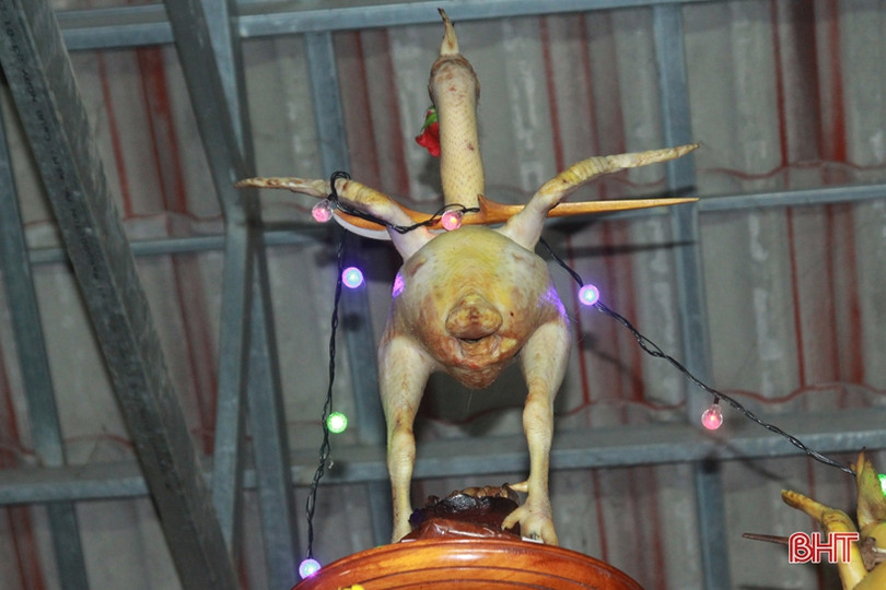 Đẹp mắt những mâm cỗ cúng Rằm tháng Giêng của người dân Hà Tĩnh