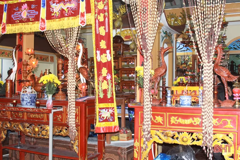 Đẹp mắt những mâm cỗ cúng Rằm tháng Giêng của người dân Hà Tĩnh