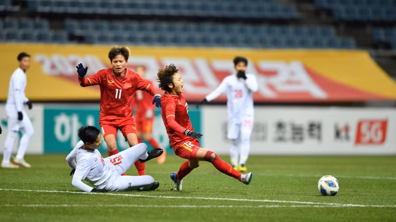 Thắng Myanmar, tuyển nữ Việt Nam vào vòng play-off vòng loại Olympic