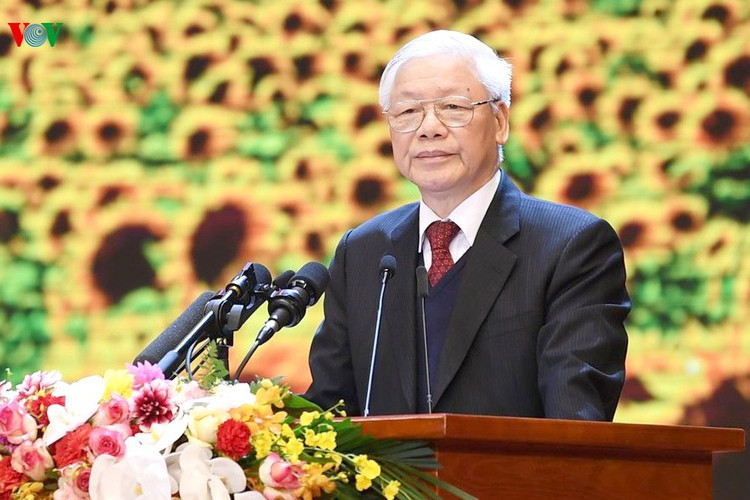 tổng bí thư: đảng trong sạch, nhân dân ủng hộ thì sức mạnh vô địch hình 1 Tổng Bí thư: Đảng trong sạch, nhân dân ủng hộ thì sức mạnh vô địch