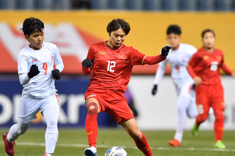 Thắng Myanmar, tuyển nữ Việt Nam vào vòng play-off vòng loại Olympic