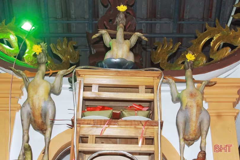 Đẹp mắt những mâm cỗ cúng Rằm tháng Giêng của người dân Hà Tĩnh