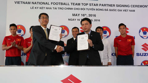 suzuki tai tro cho cac doi tuyen viet nam