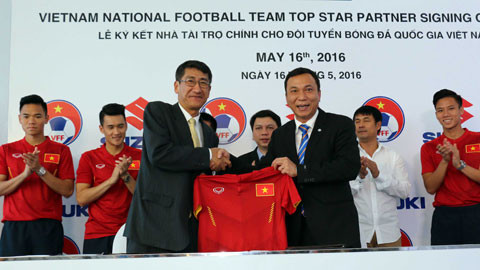 suzuki tai tro cho cac doi tuyen viet nam