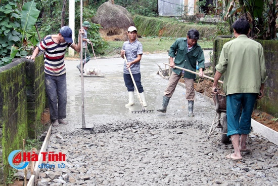 Nghi Xuân phát động phong trào xây dựng nông thôn mới năm 2016 ảnh 4