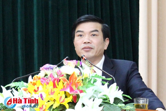 Trưởng ban Tuyên giáo Tỉnh ủy Đặng Quốc Vinh phát biểu chỉ đạo hội nghị