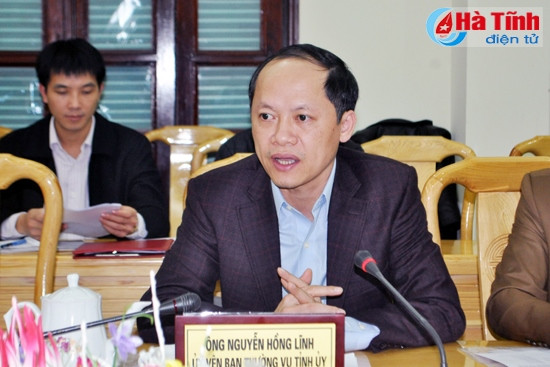 Phó Chủ tịch UBND tỉnh Nguyễn Hồng Lĩnh: Trong tình hình hiện nay, dự án có tính cấp thiết cao, đặc biệt đối với vấn đề xử lý nước thải. Nếu dự án sớm được triển khai sẽ mang đến nhiều lợi ích cho người dân.