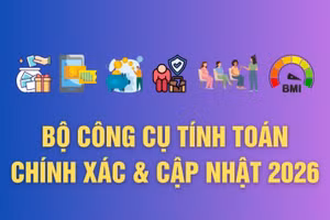 Công cụ tính lương, thuế, BHXH trực tuyến miễn phí 2026