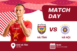 Link xem trực tiếp Hồng Lĩnh Hà Tĩnh vs Hà Nội FC