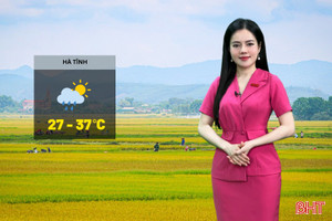 Dự báo thời tiết Hà Tĩnh ngày 22/5: Nhiều nơi nắng nóng trên 37 độ C