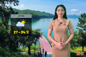Dự báo thời tiết Hà Tĩnh ngày 6/6: Nhiều khu vực có mưa rào và dông 