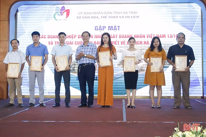 Báo Hà Tĩnh giành giải A Giải Báo chí viết về du lịch Hà Tĩnh năm 2019