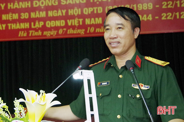 Bộ CHQS Hà Tĩnh phát động thi đua cao điểm “75 ngày hành động sáng tạo, quyết thắng”
