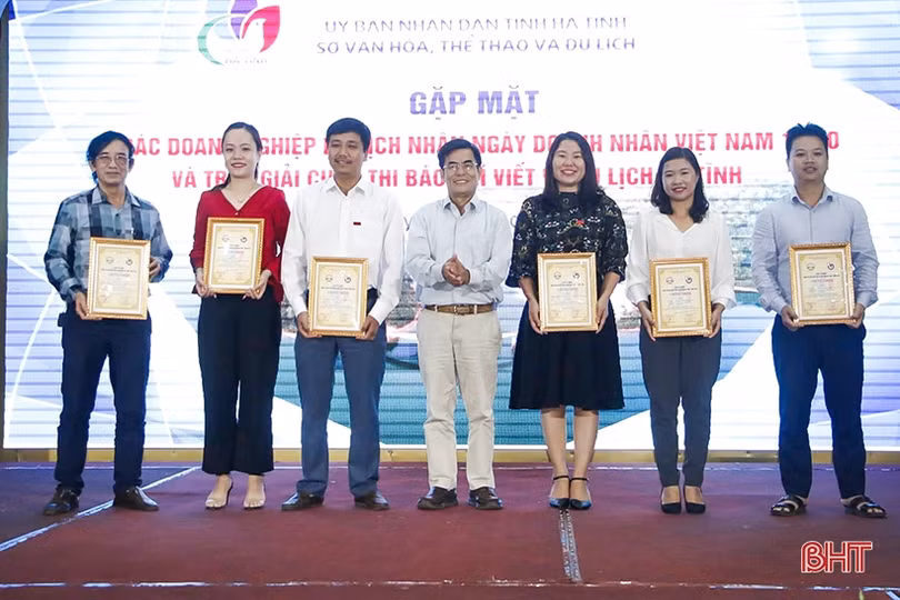 Báo Hà Tĩnh giành giải A Giải Báo chí viết về du lịch Hà Tĩnh năm 2019