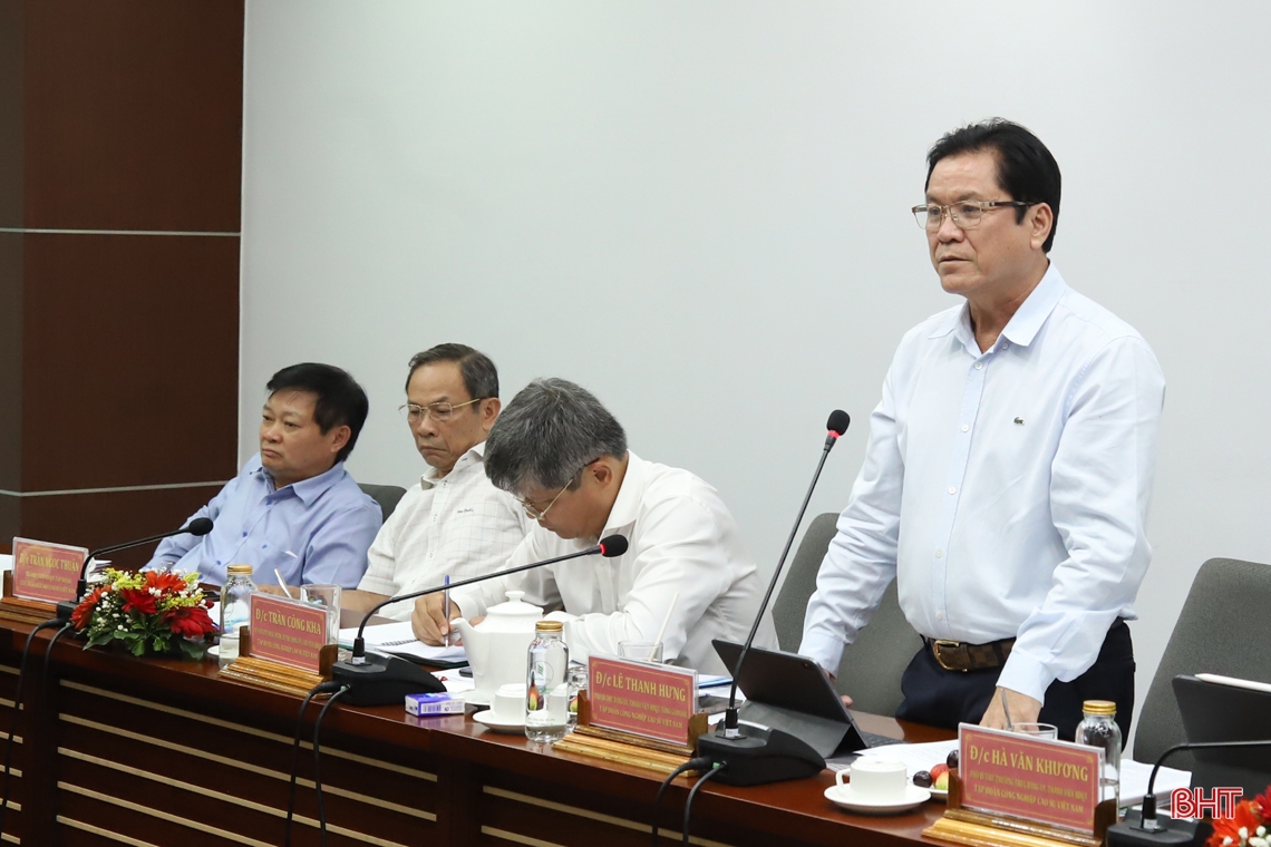 Hà Tĩnh luôn tạo thuận lợi, cùng Tập đoàn Công nghiệp Cao su Việt Nam phát triển bền vững